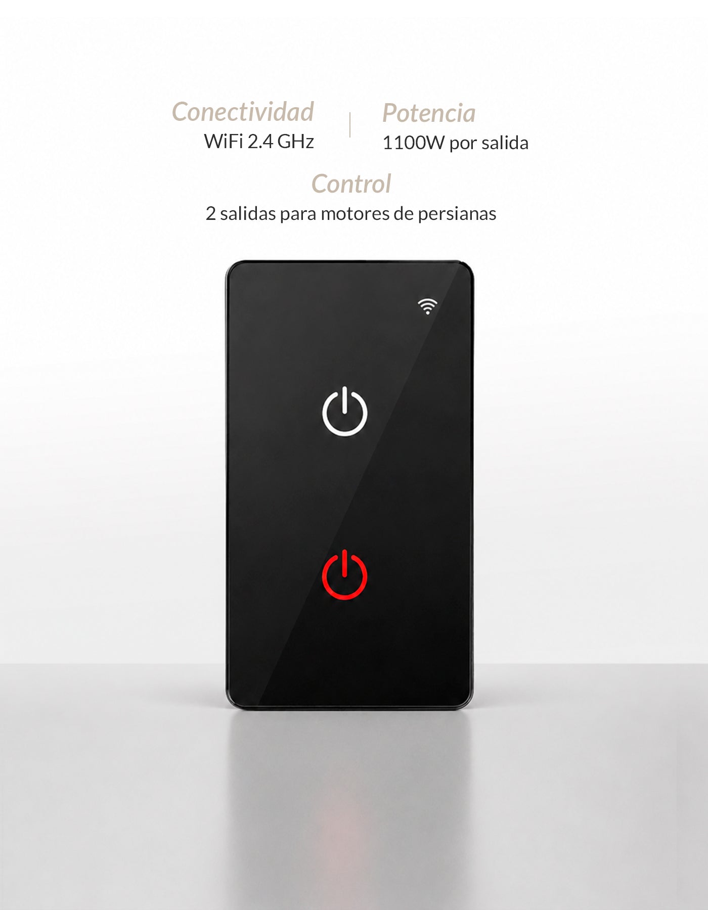 Control de Persianas Inteligente Wifi + Bluetooth